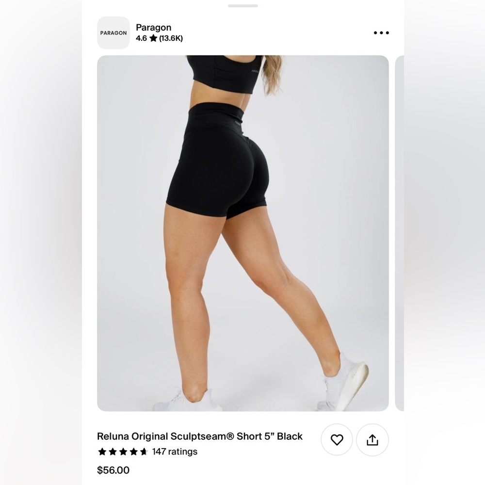 PARAGON RELUNA ORIGINAL SCULPTSEAM SHORTS